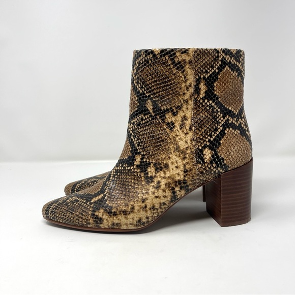Madewell Fiona Boot in Snake Embossed Leather - Picture 3 of 10